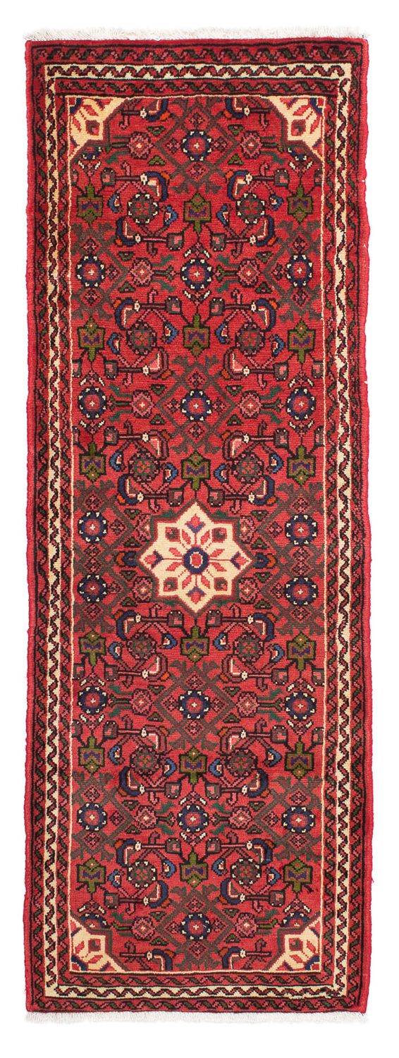 Alfombra de pasillo Alfombra persa - Nómada - 202 x 75 cm - rojo oscuro