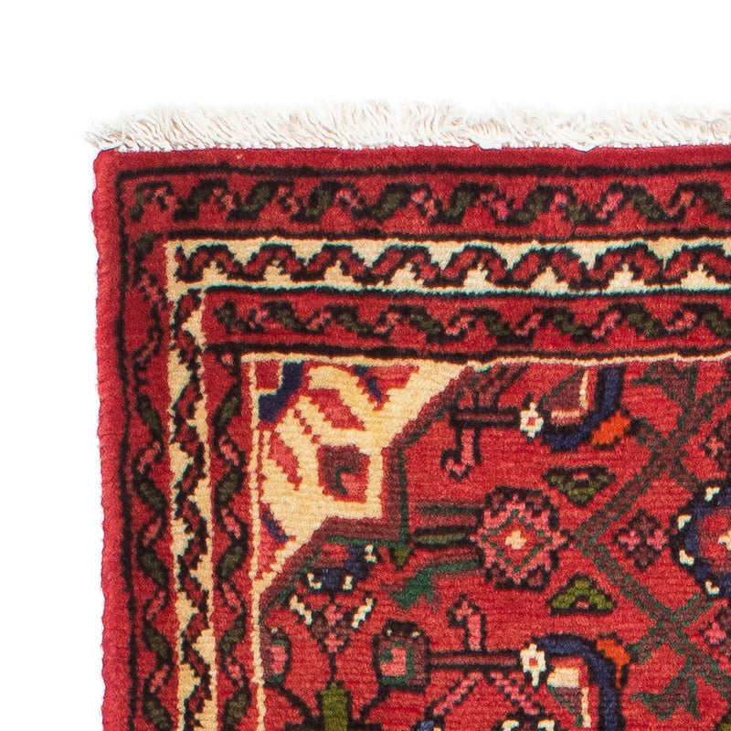 Alfombra de pasillo Alfombra persa - Nómada - 202 x 75 cm - rojo oscuro