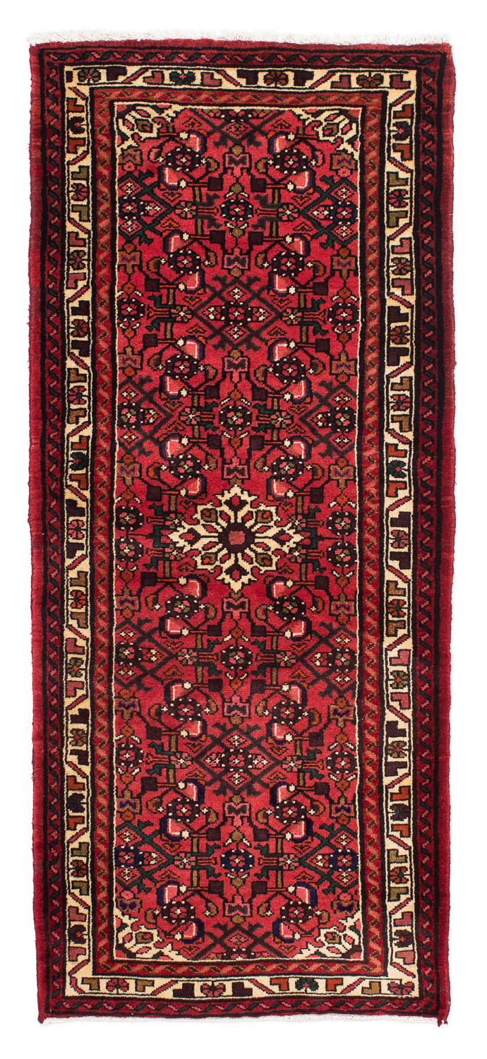 Alfombra de pasillo Alfombra persa - Nómada - 190 x 75 cm - rojo oscuro