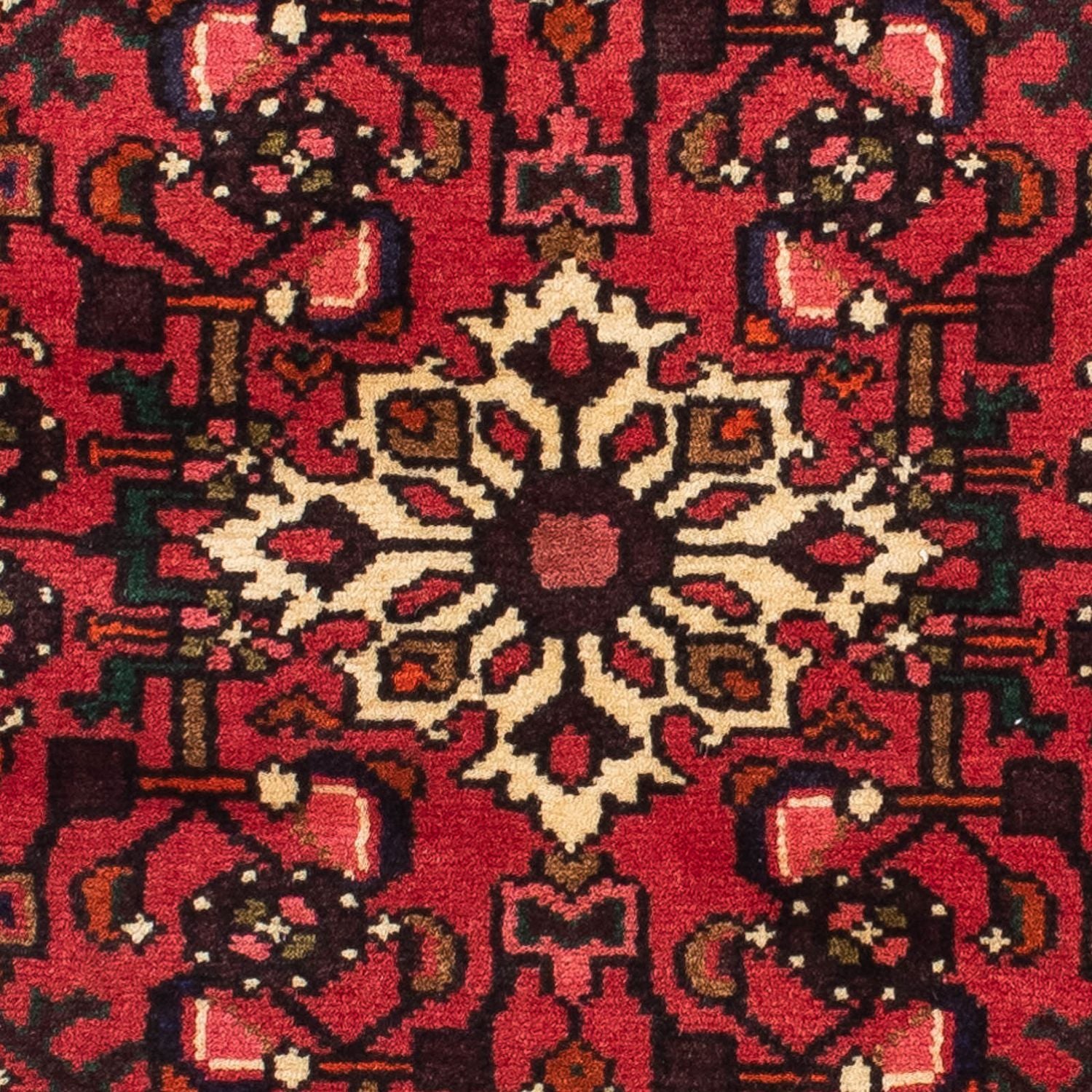 Alfombra de pasillo Alfombra persa - Nómada - 190 x 75 cm - rojo oscuro