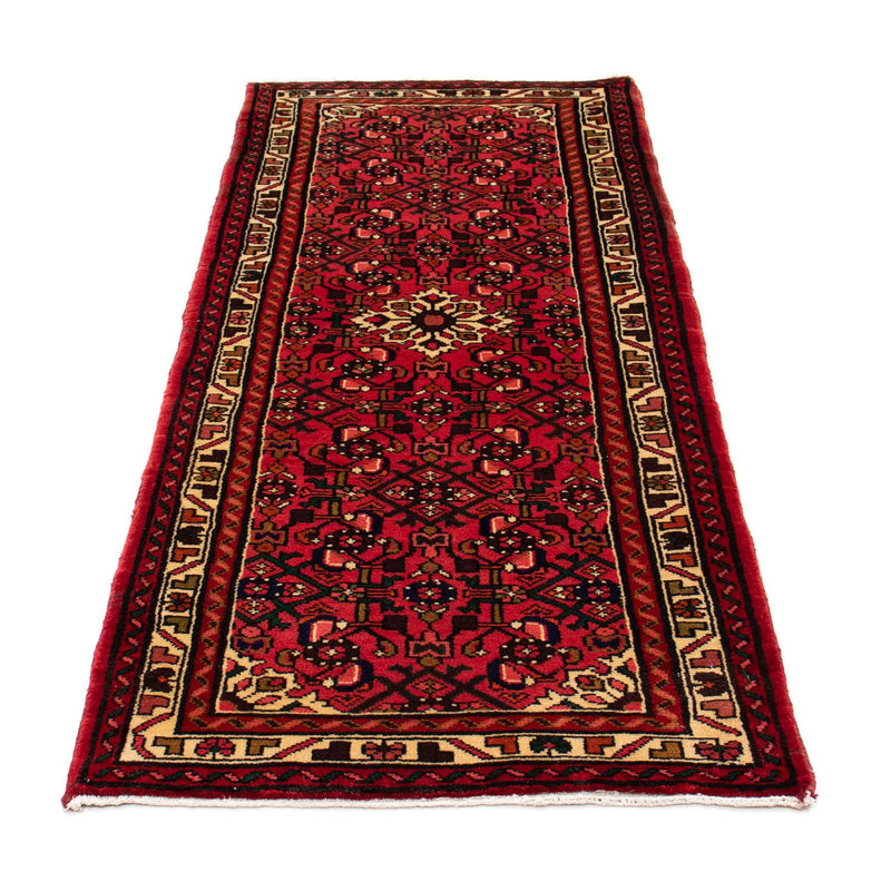Alfombra de pasillo Alfombra persa - Nómada - 190 x 75 cm - rojo oscuro