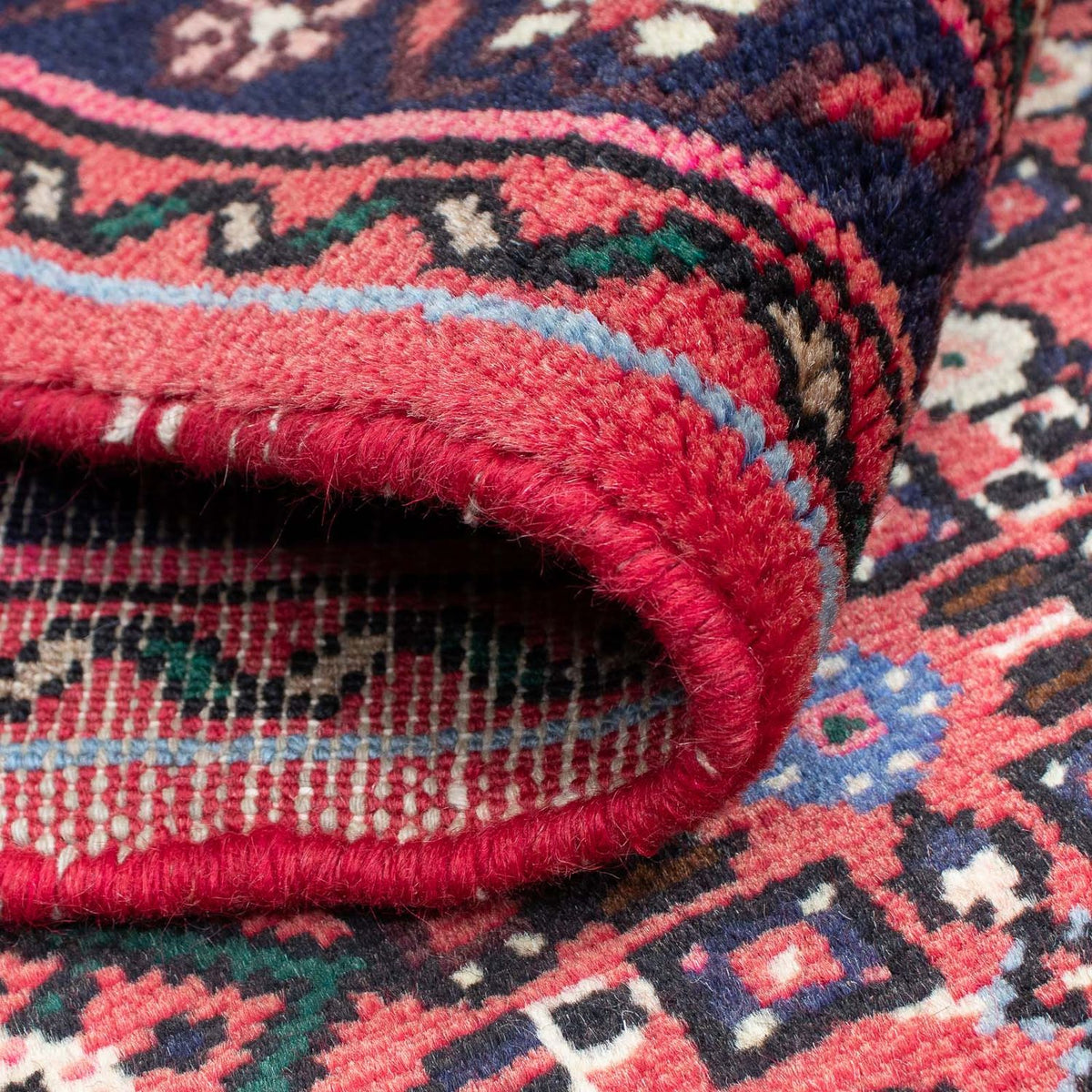 Alfombra de pasillo Alfombra persa - Nómada - 204 x 72 cm - rojo oscuro