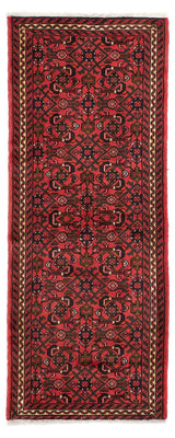 Alfombra de pasillo Alfombra persa - Nómada - 195 x 74 cm - rojo oscuro