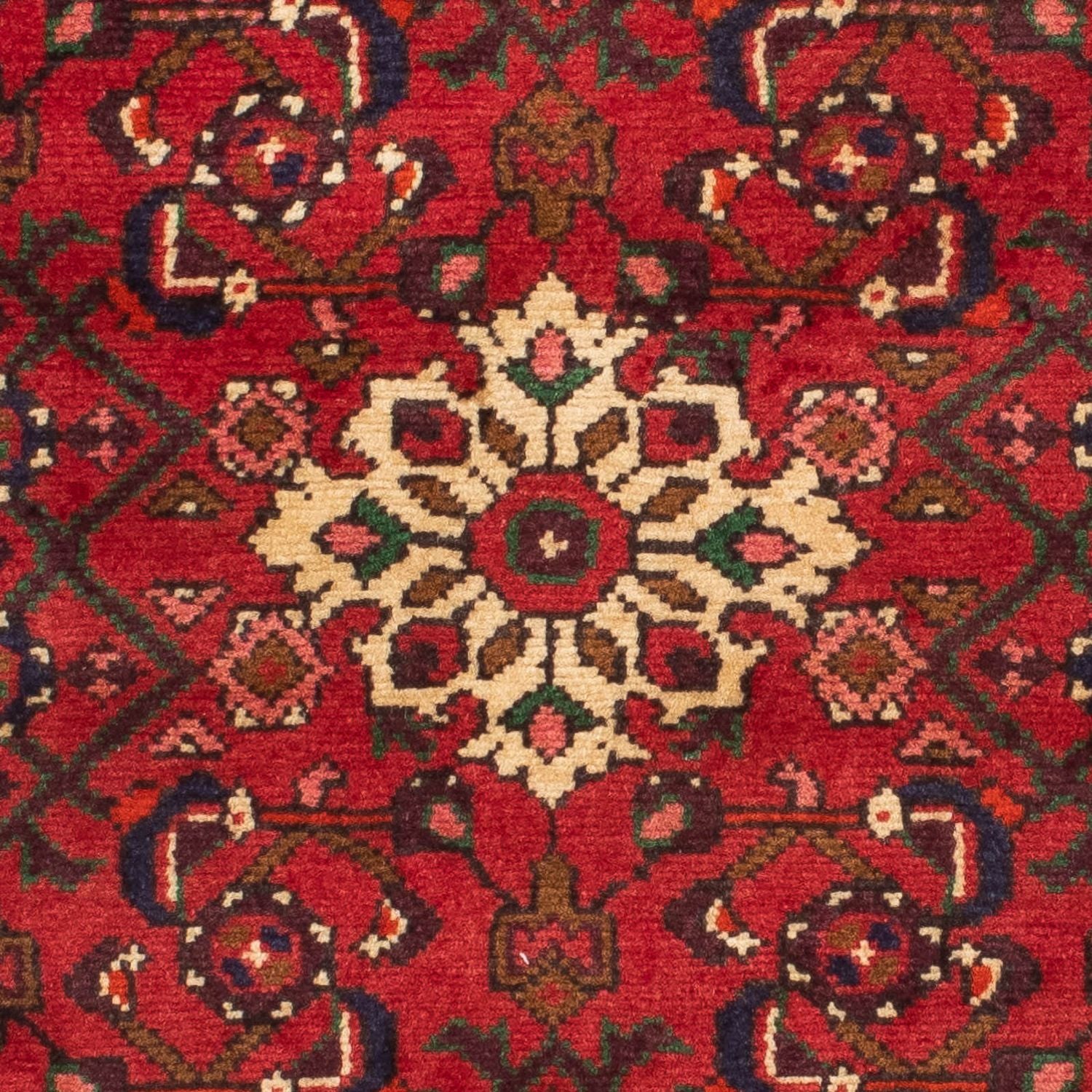 Alfombra de pasillo Alfombra persa - Nómada - 200 x 80 cm - rojo oscuro