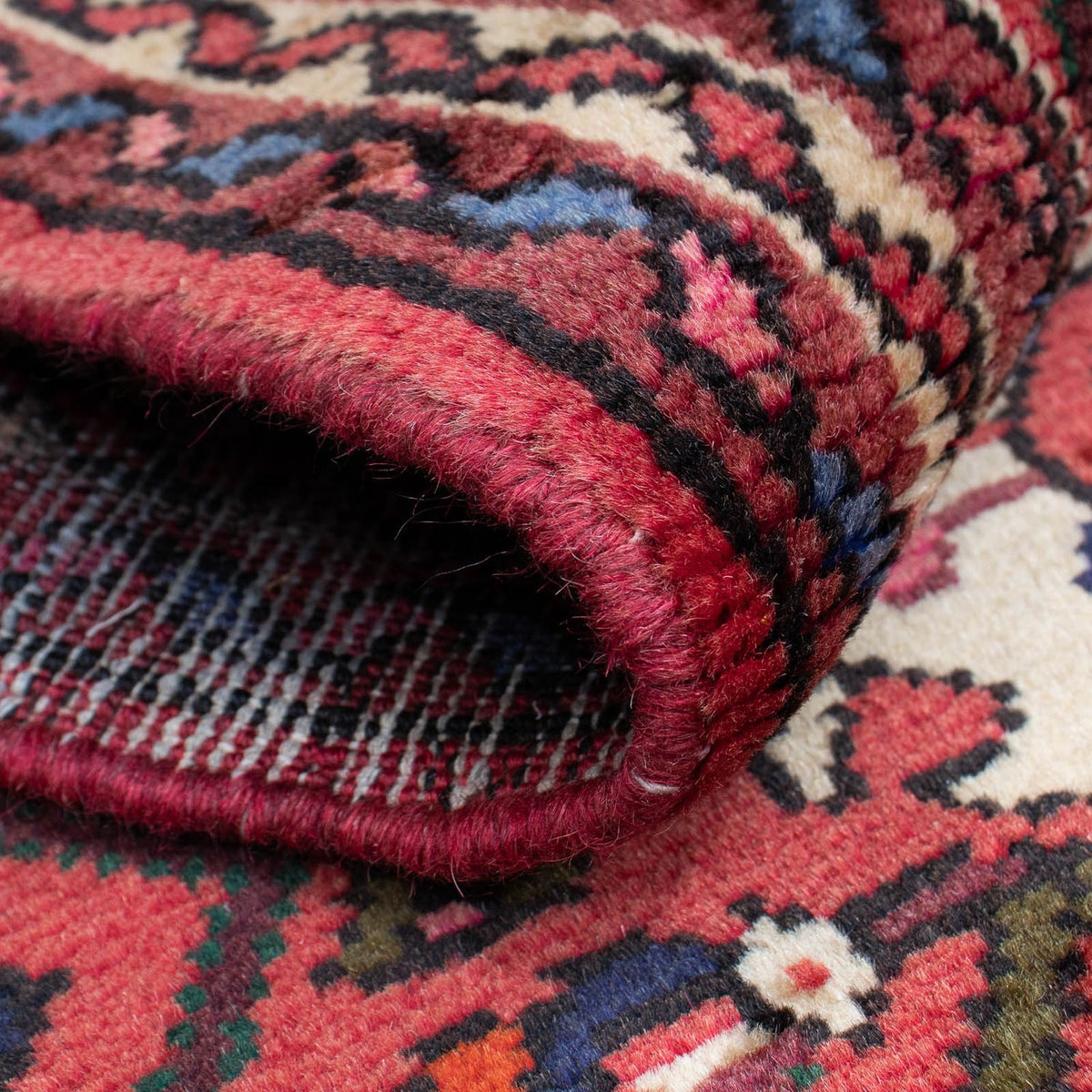 Alfombra de pasillo Alfombra persa - Nómada - 200 x 70 cm - rojo oscuro