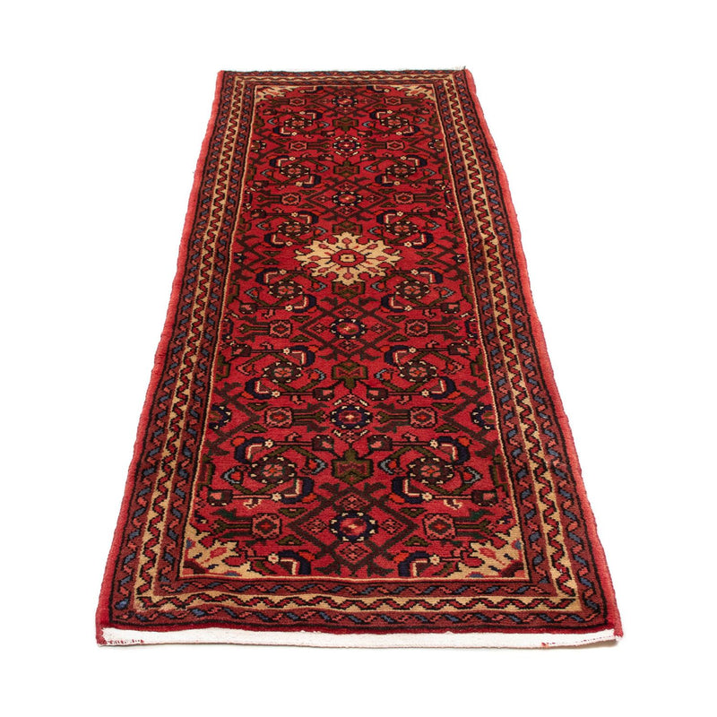 Alfombra de pasillo Alfombra persa - Nómada - 200 x 70 cm - rojo oscuro