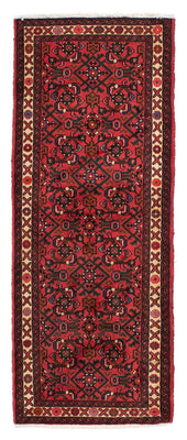 Alfombra de pasillo Alfombra persa - Nómada - 195 x 74 cm - rojo oscuro
