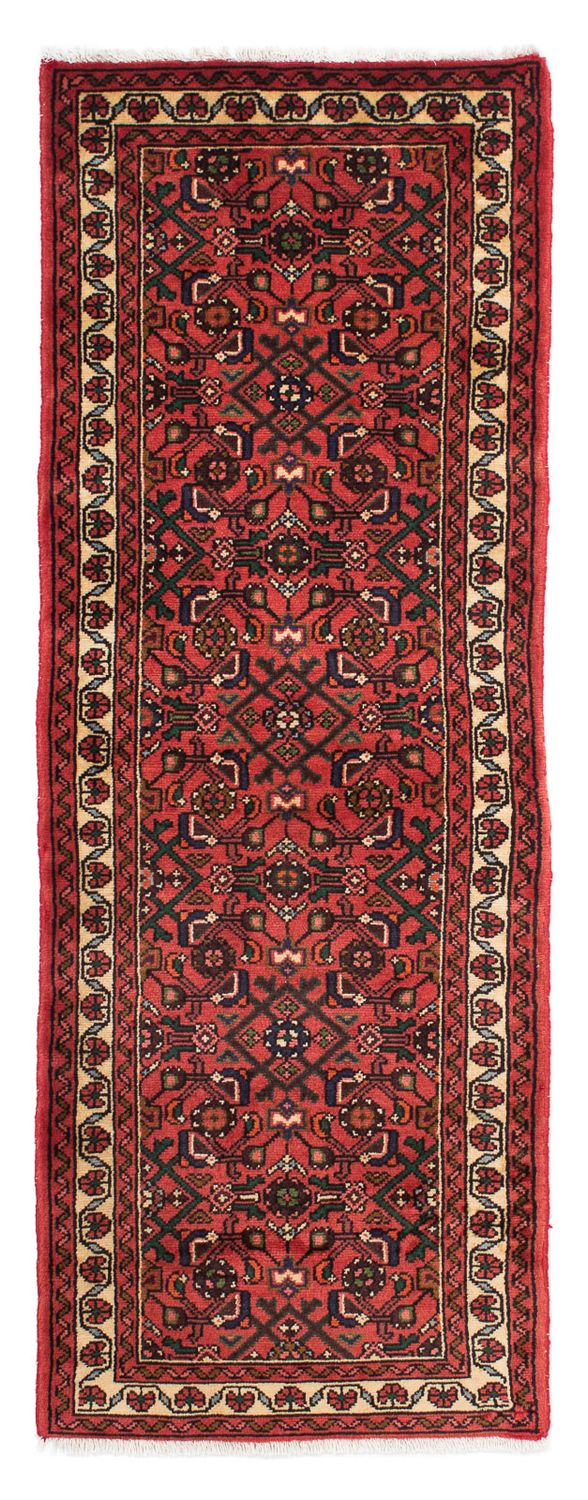Alfombra de pasillo Alfombra persa - Nómada - 200 x 70 cm - rojo oscuro