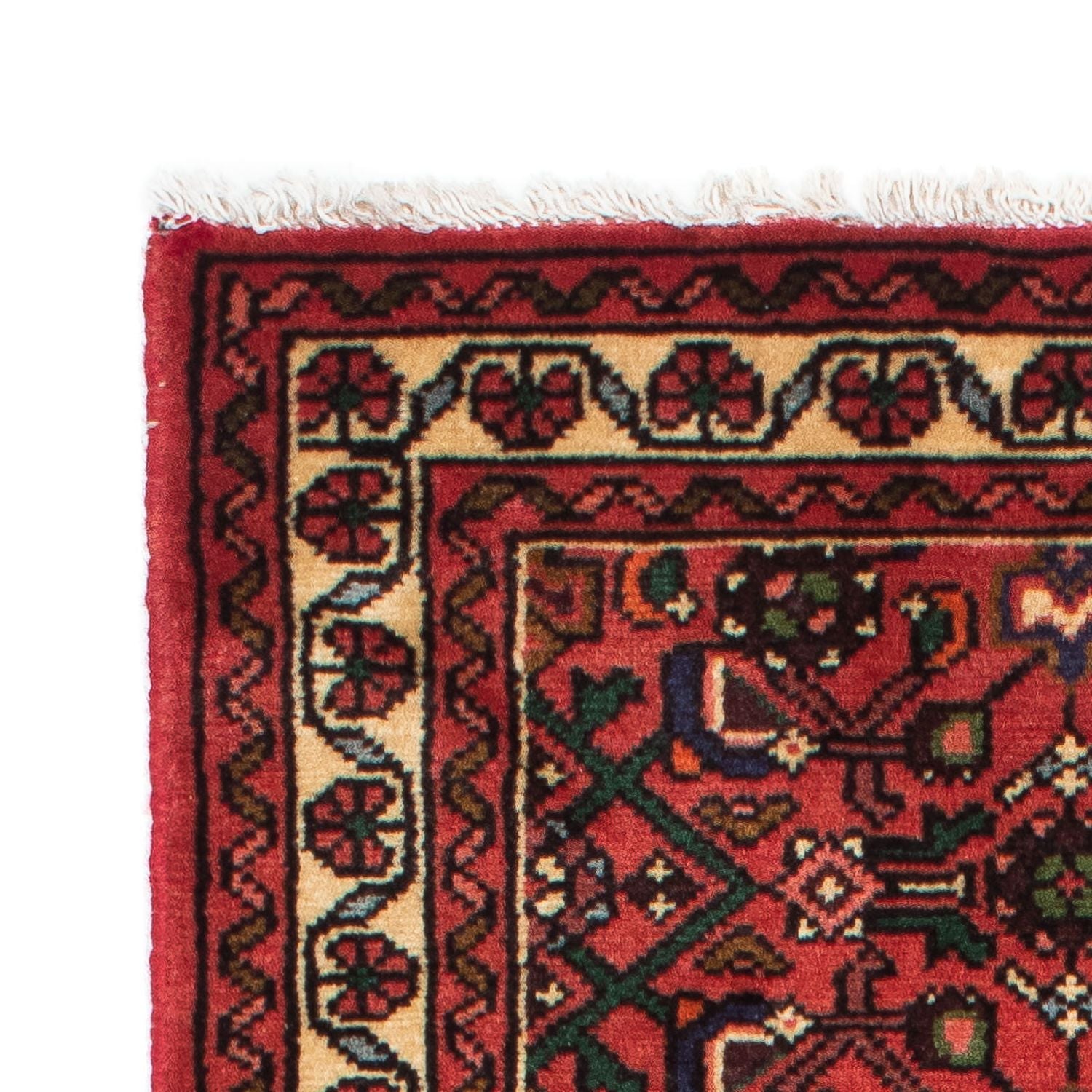 Alfombra de pasillo Alfombra persa - Nómada - 200 x 70 cm - rojo oscuro