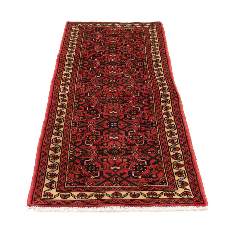 Alfombra de pasillo Alfombra persa - Nómada - 200 x 70 cm - rojo oscuro