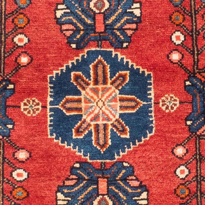 Alfombra persa - Nómada - 178 x 110 cm - rojo oscuro