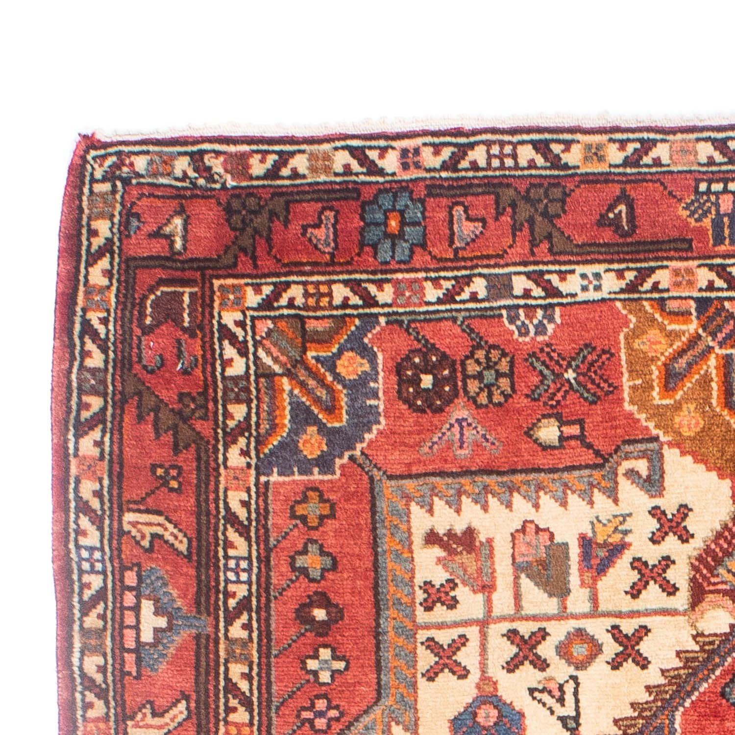 Alfombra persa - Nómada - 178 x 110 cm - rojo oscuro