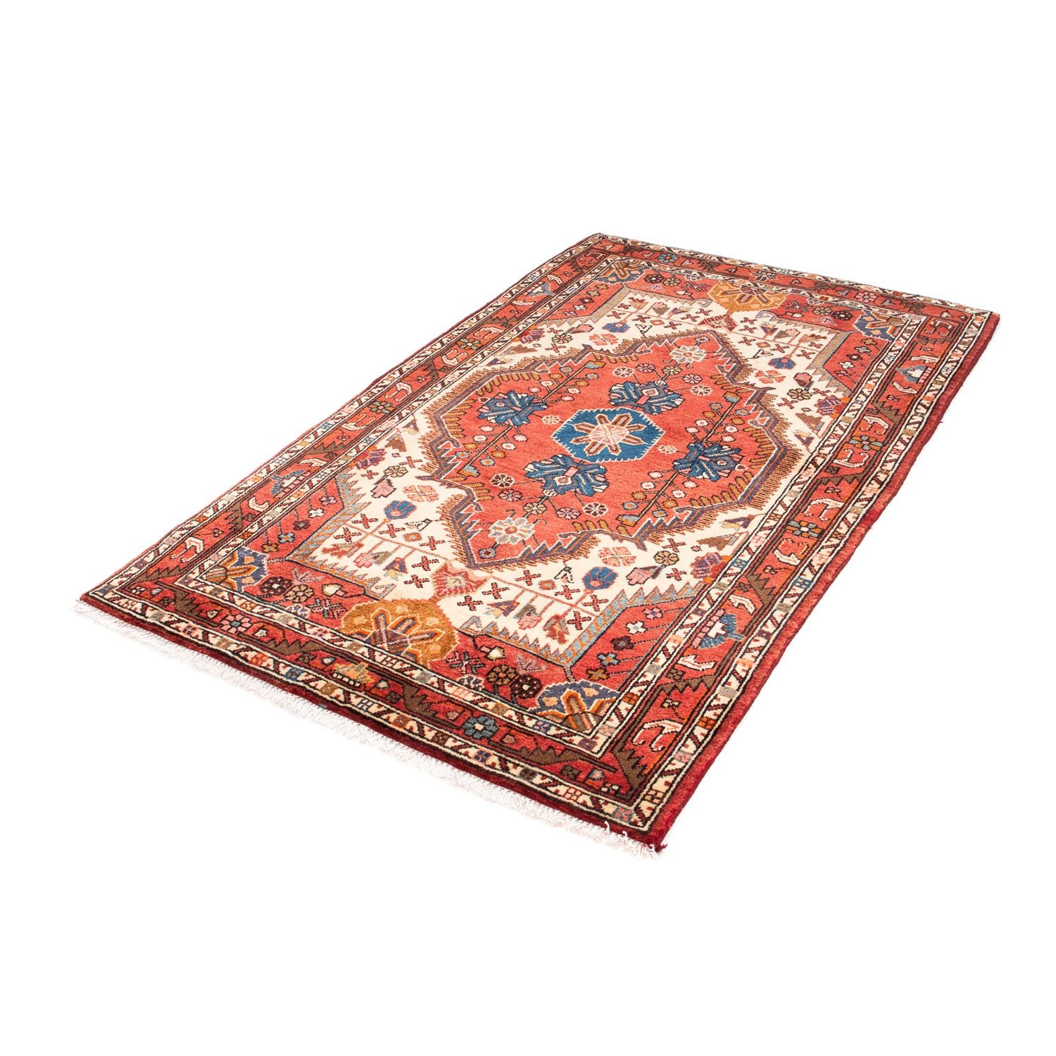 Alfombra persa - Nómada - 178 x 110 cm - rojo oscuro