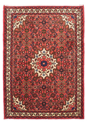 Alfombra persa - Nómada - 147 x 100 cm - rojo oscuro