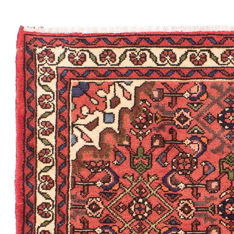 Alfombra persa - Nómada - 147 x 100 cm - rojo oscuro