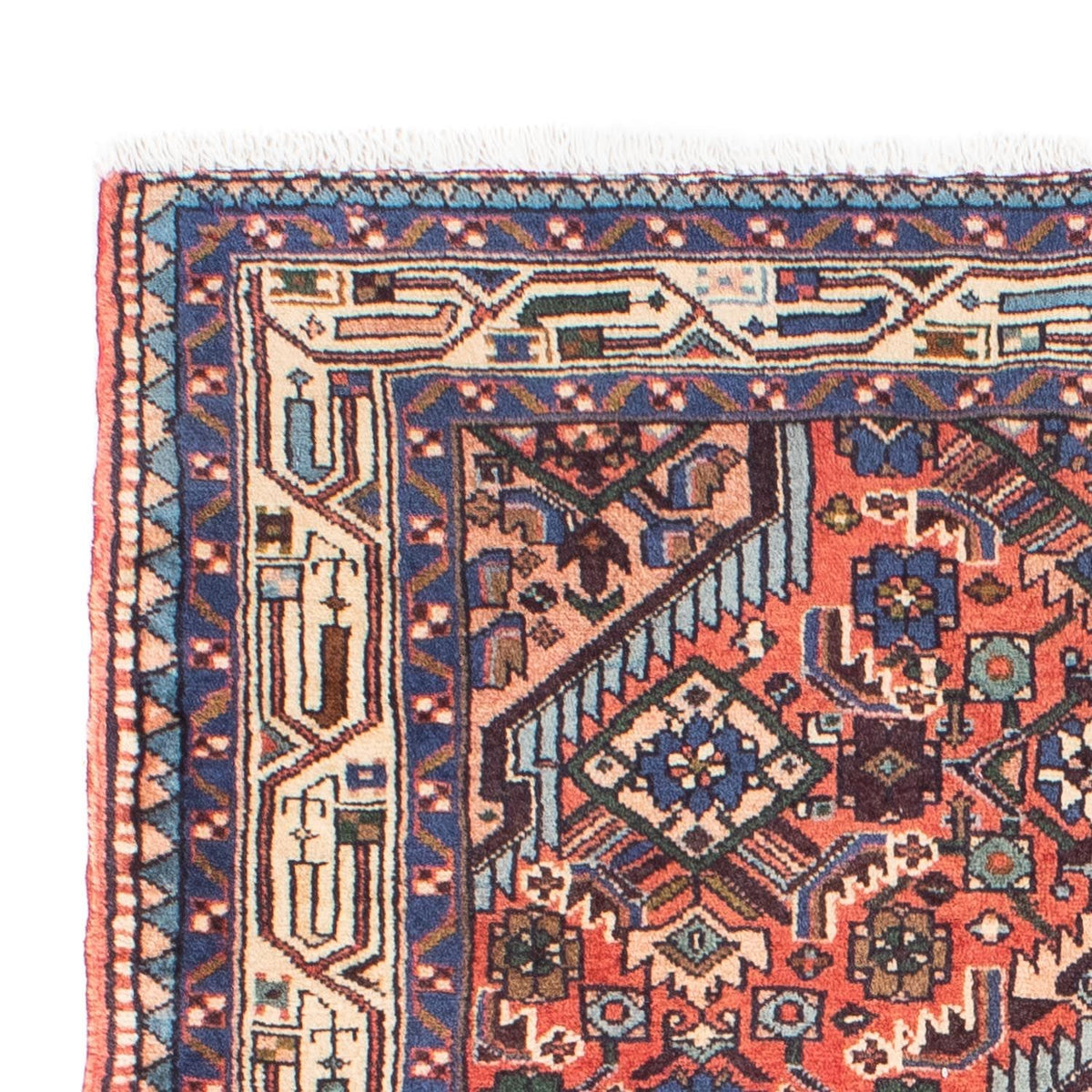 Alfombra persa - Nómada - 143 x 103 cm - rojo