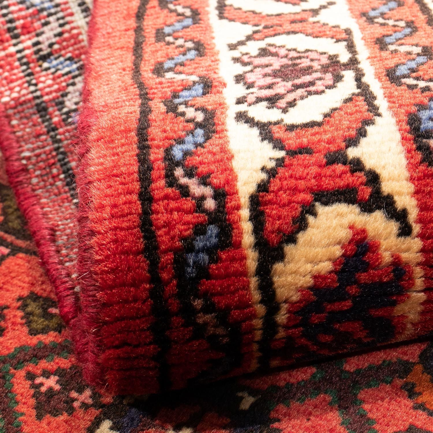 Alfombra persa - Nómada - 150 x 105 cm - rojo
