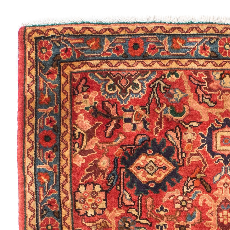 Alfombra persa - Nómada - 143 x 110 cm - rojo oscuro