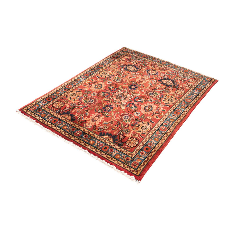 Alfombra persa - Nómada - 143 x 110 cm - rojo oscuro