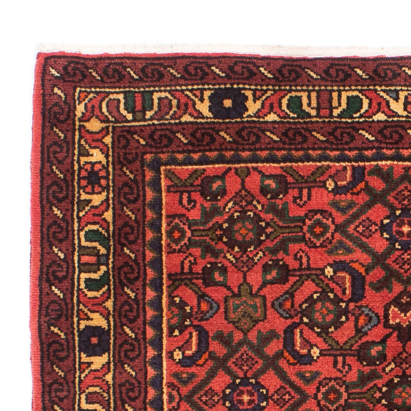 Alfombra persa - Nómada - 160 x 115 cm - rojo oscuro