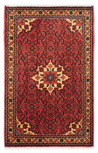 Alfombra persa - Nómada - 156 x 106 cm - rojo oscuro