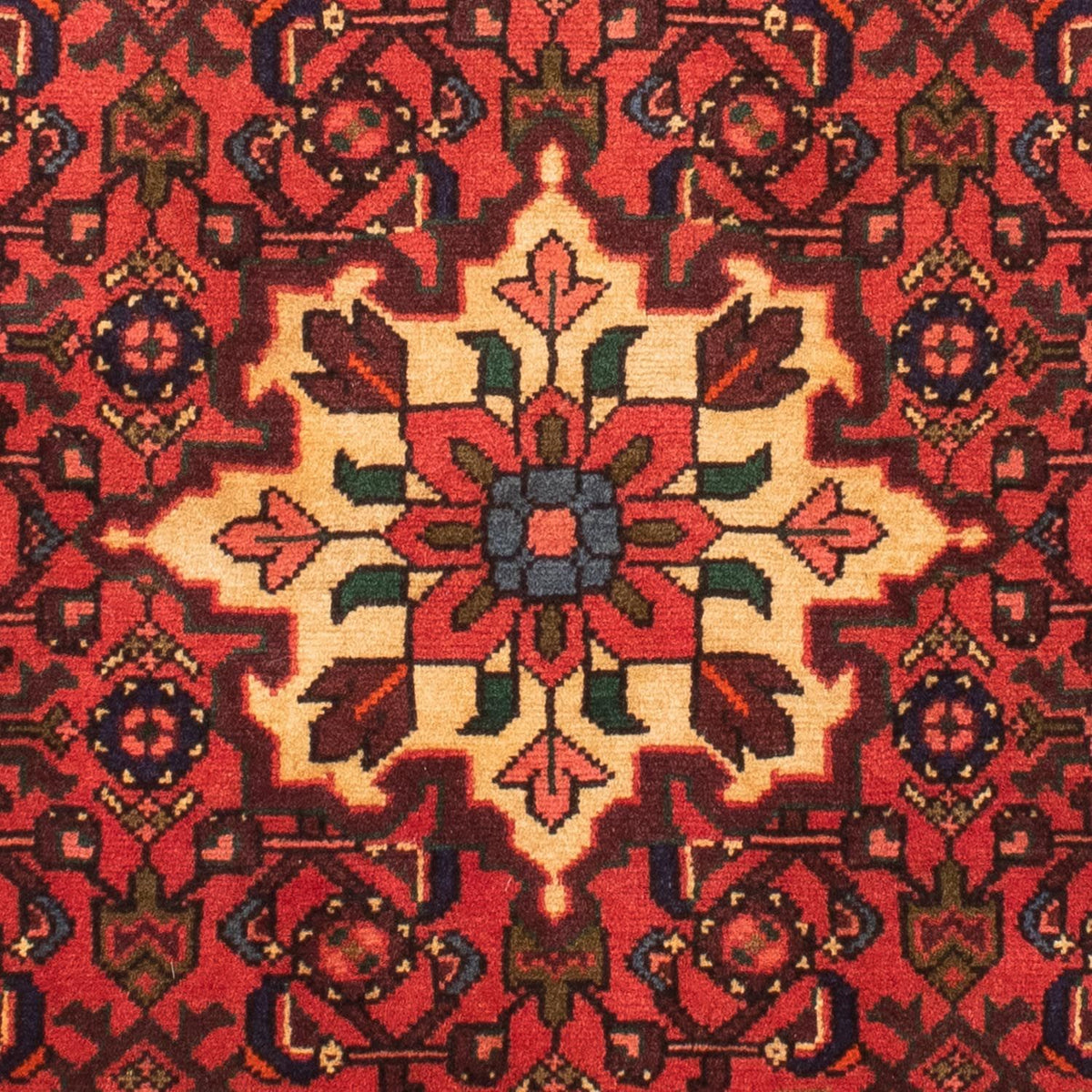 Alfombra persa - Nómada - 156 x 106 cm - rojo oscuro