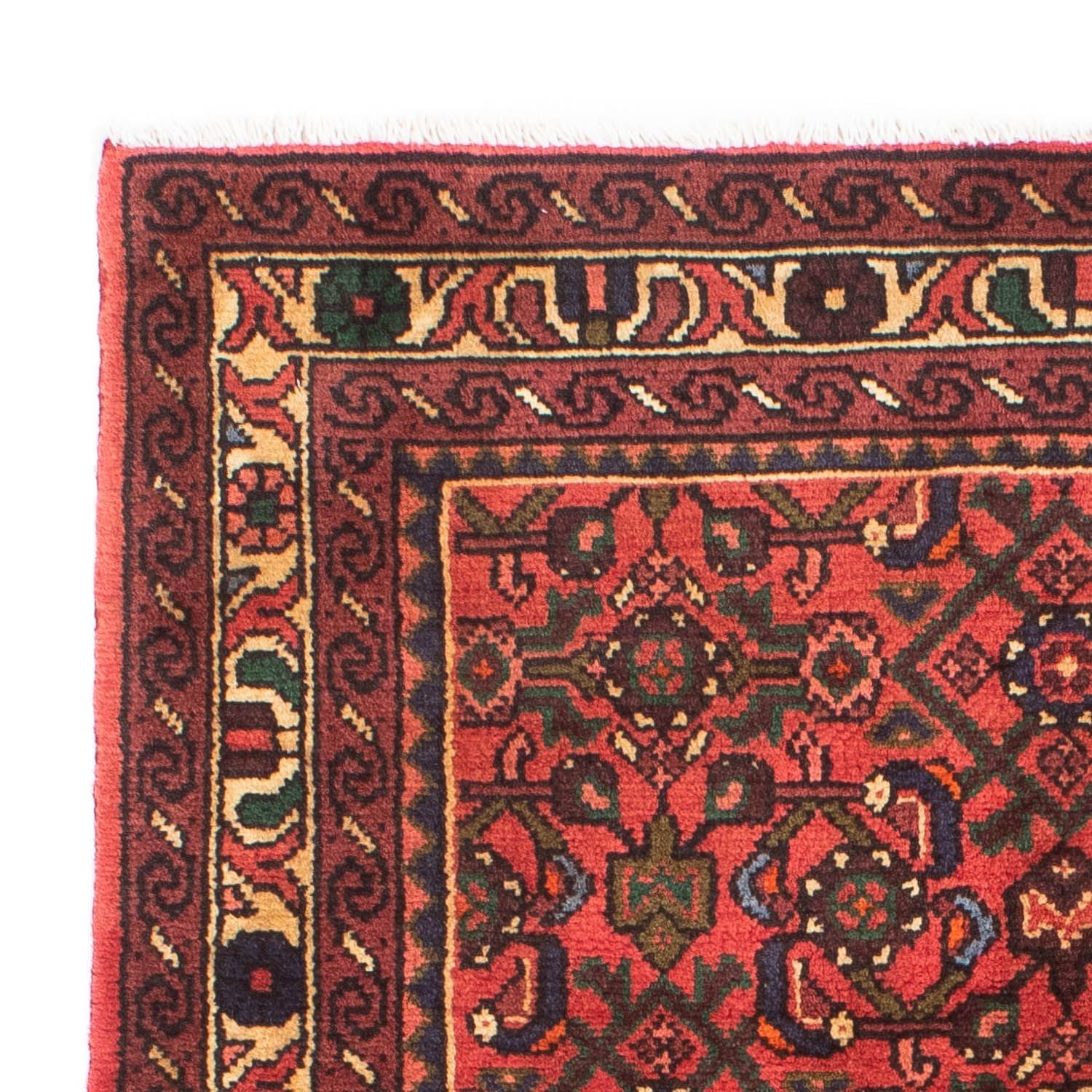 Alfombra persa - Nómada - 165 x 100 cm - rojo oscuro