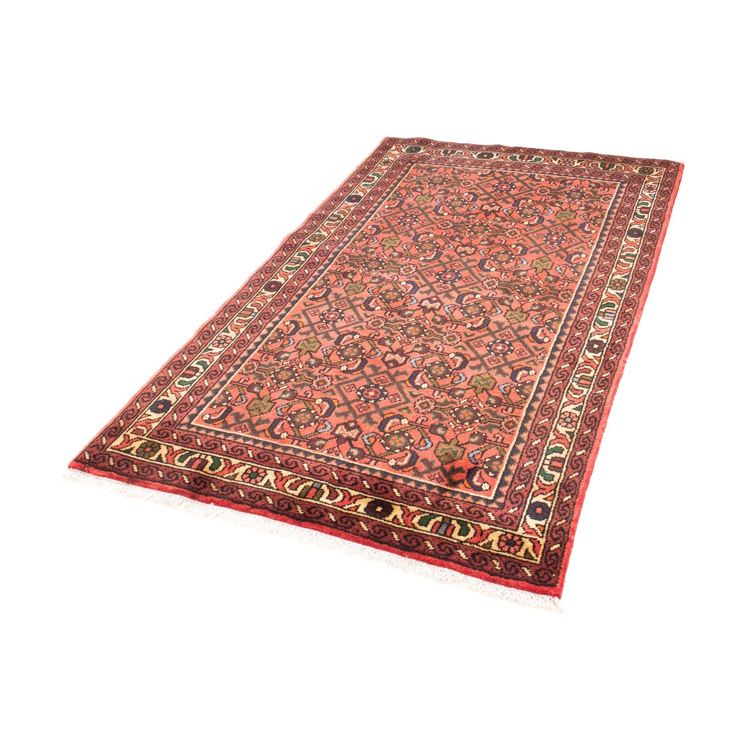 Alfombra persa - Nómada - 165 x 100 cm - rojo oscuro