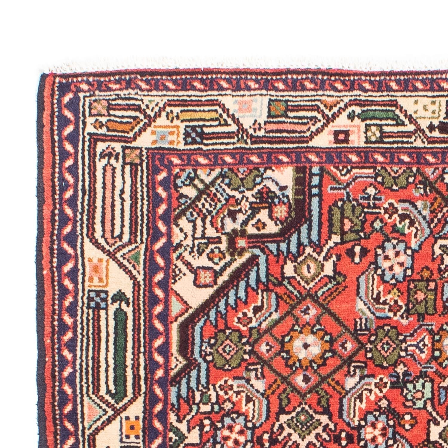Alfombra persa - Nómada - 160 x 103 cm - rojo