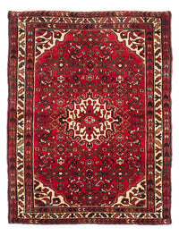 Alfombra persa - Nómada - 160 x 115 cm - rojo oscuro