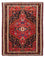 Alfombra persa - Nómada - 150 x 116 cm - rojo oscuro