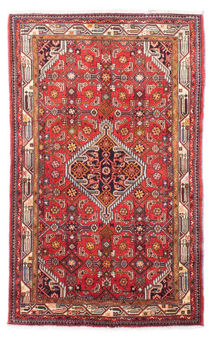 Alfombra persa - Nómada - 152 x 100 cm - rojo