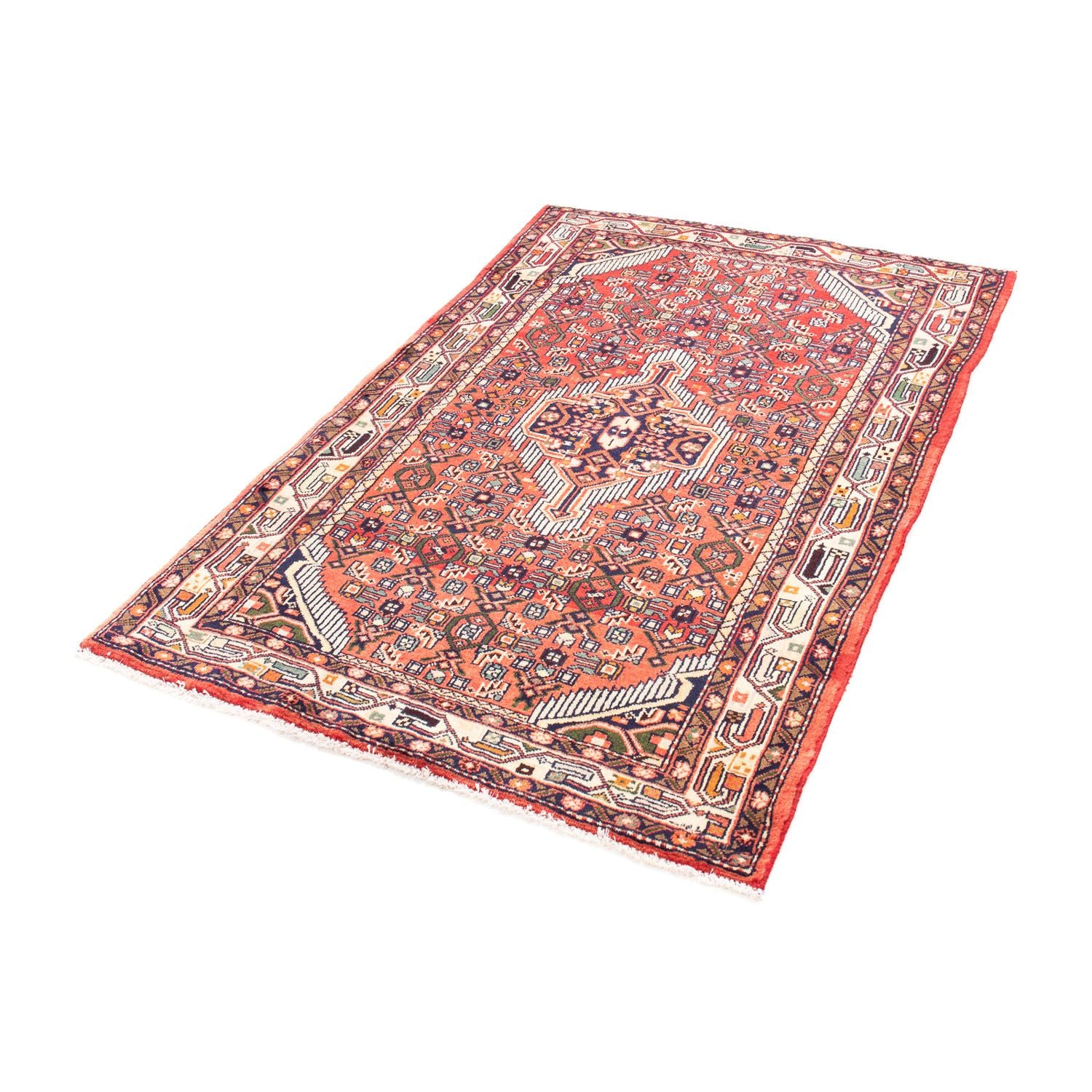 Alfombra persa - Nómada - 145 x 98 cm - rojo