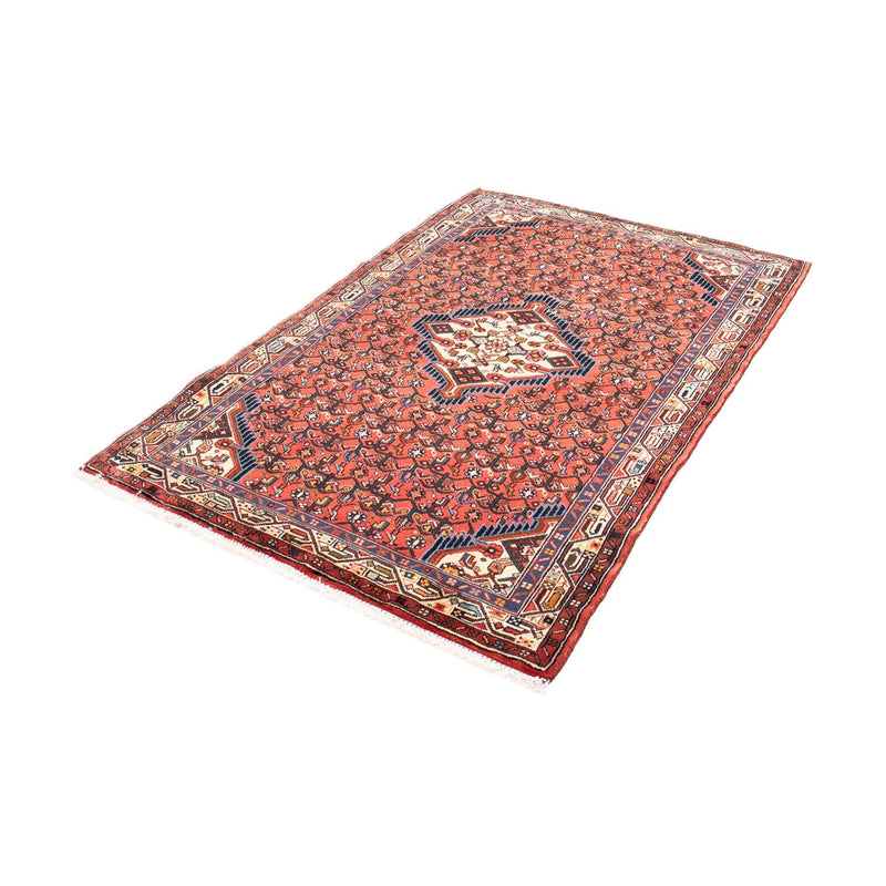 Alfombra persa - Nómada - 160 x 105 cm - rojo oscuro