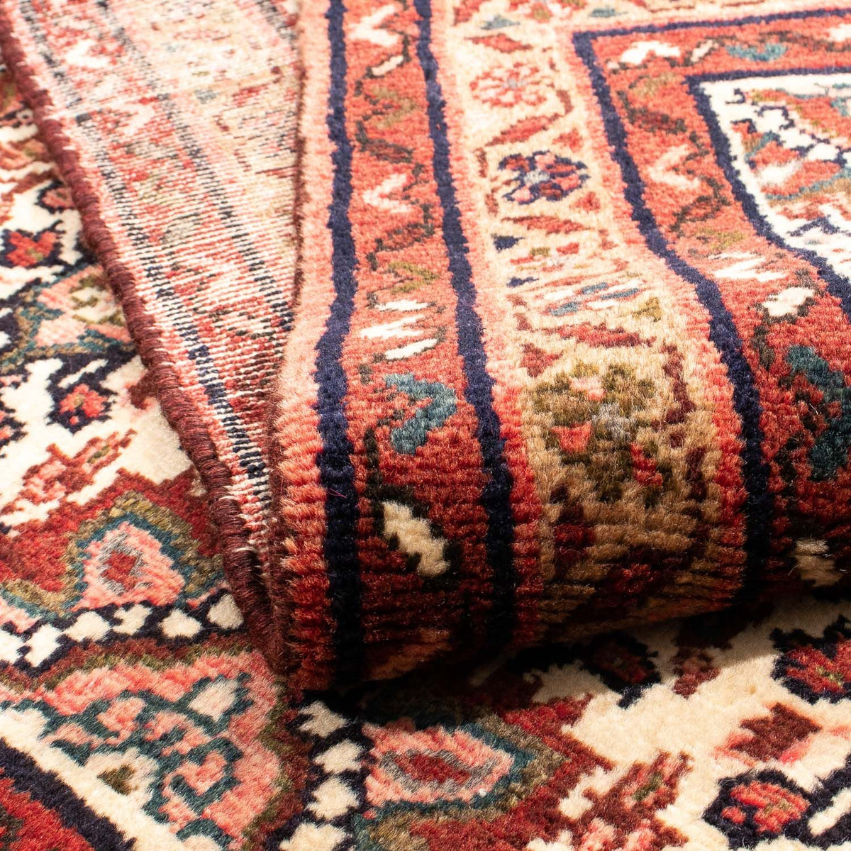 Alfombra persa - Nómada - 156 x 108 cm - beige