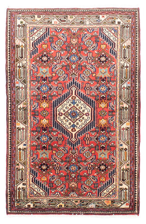 Alfombra persa - Nómada - 148 x 100 cm - rojo