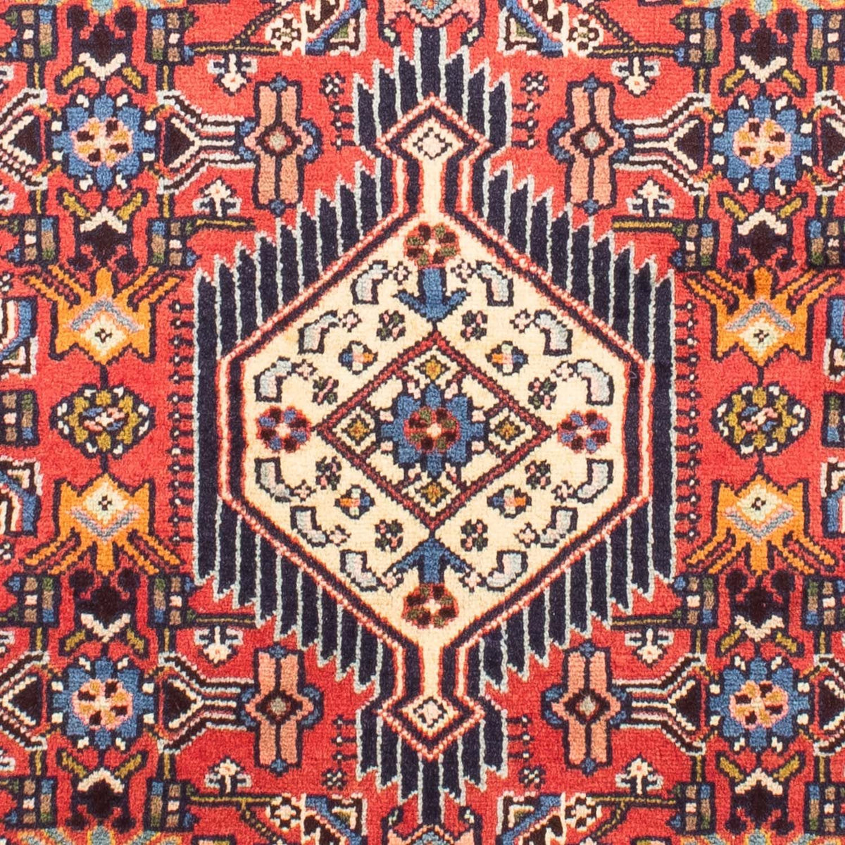 Alfombra persa - Nómada - 148 x 100 cm - rojo