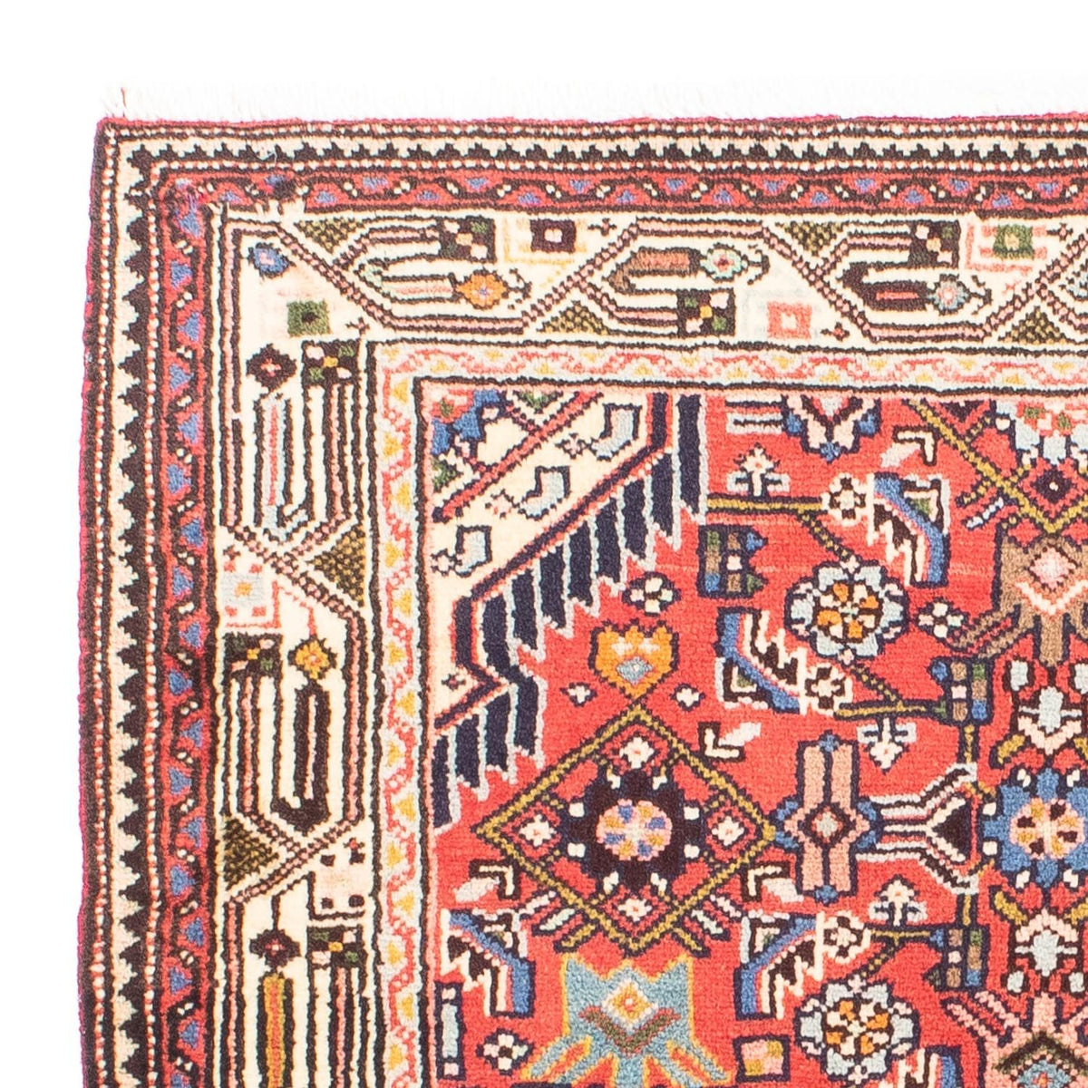 Alfombra persa - Nómada - 148 x 100 cm - rojo