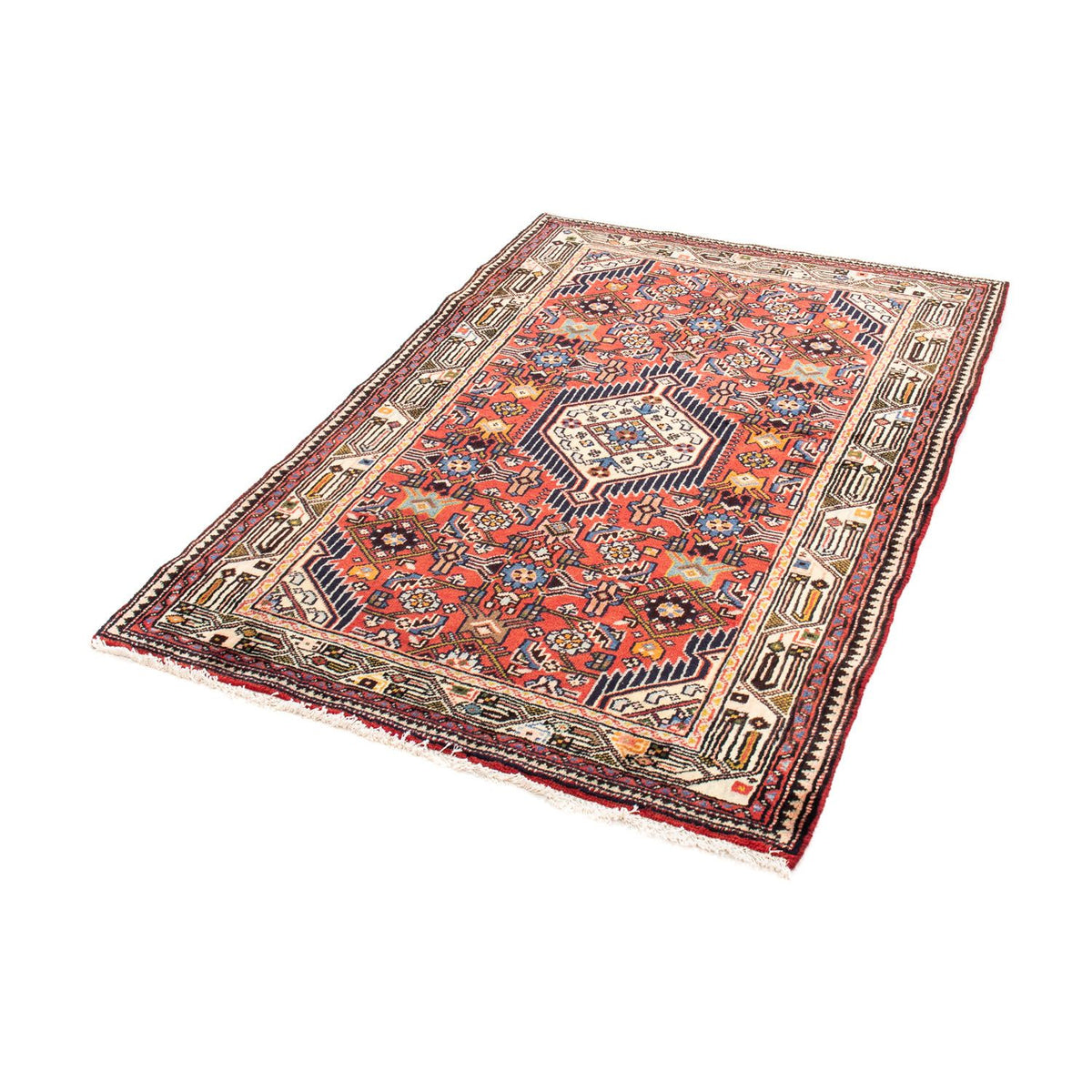 Alfombra persa - Nómada - 148 x 100 cm - rojo