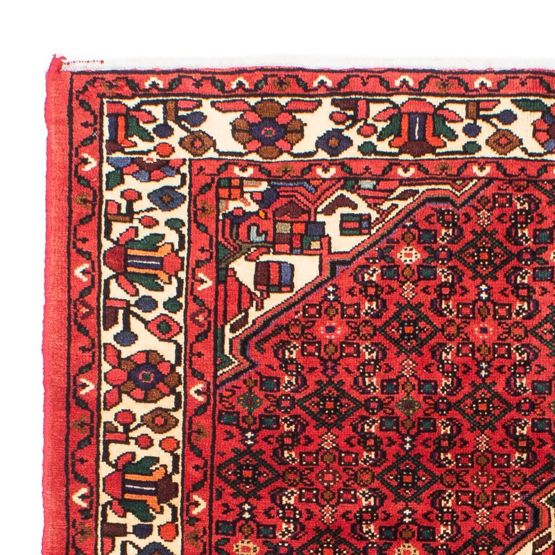 Alfombra persa - Nómada - 195 x 150 cm - rojo oscuro