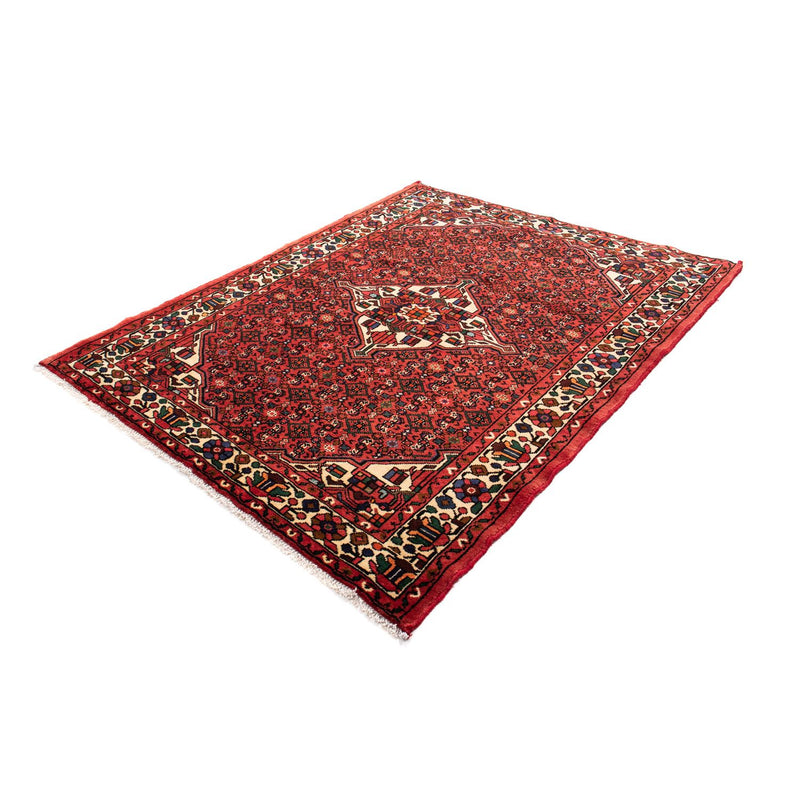 Alfombra persa - Nómada - 195 x 150 cm - rojo oscuro