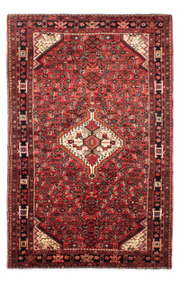 Alfombra persa - Nómada - 225 x 145 cm - rojo oscuro