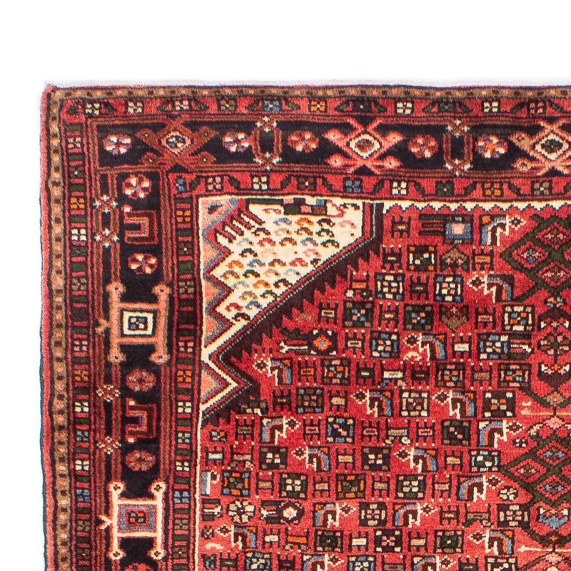 Alfombra persa - Nómada - 225 x 145 cm - rojo oscuro