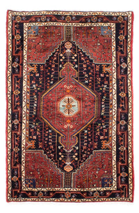 Alfombra persa - Nómada - 217 x 145 cm - azul oscuro