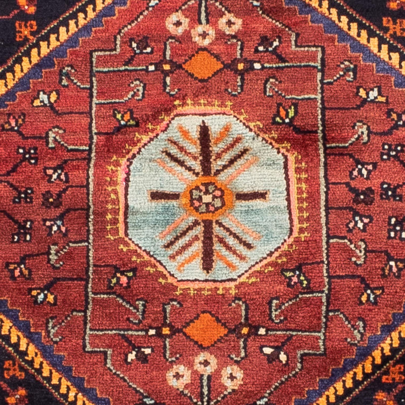 Alfombra persa - Nómada - 217 x 145 cm - azul oscuro