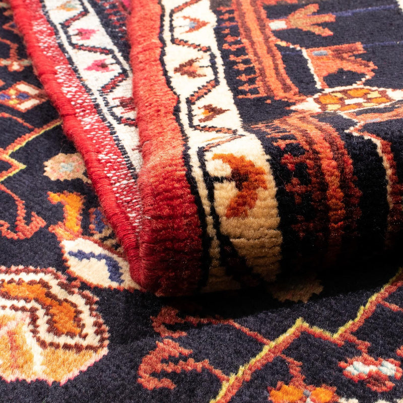 Alfombra persa - Nómada - 217 x 145 cm - azul oscuro