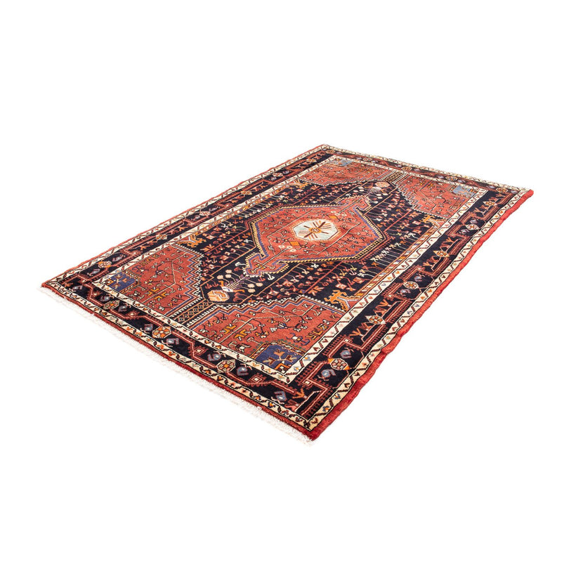 Alfombra persa - Nómada - 217 x 145 cm - azul oscuro