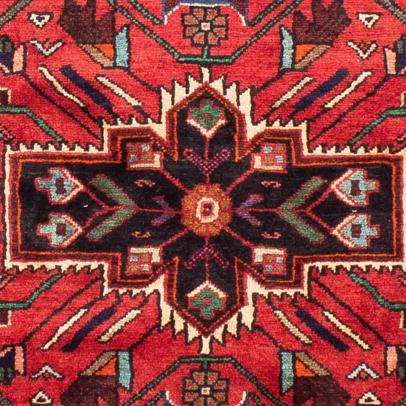 Alfombra persa - Nómada - 212 x 130 cm - rojo oscuro