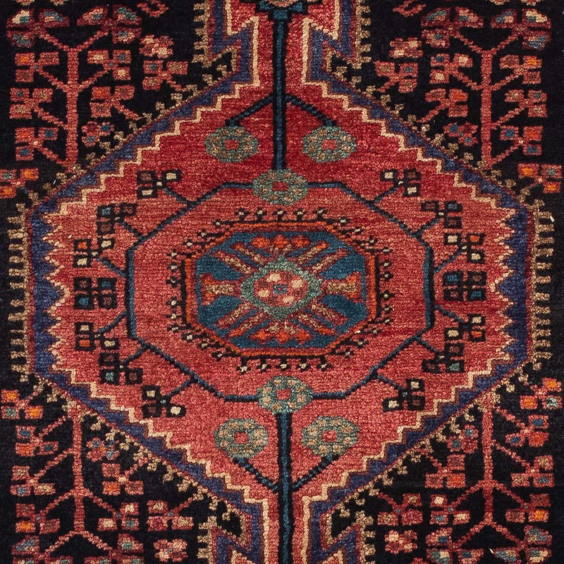 Alfombra persa - Nómada - 130 x 88 cm - azul oscuro