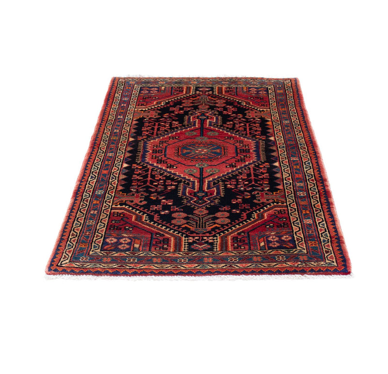 Alfombra persa - Nómada - 130 x 88 cm - azul oscuro